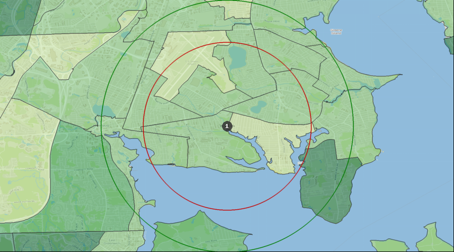 Warwick, Rhode Island - Median Household Income by Census Tract